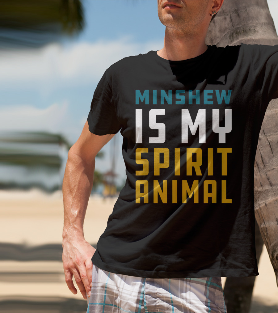 Minshew Is My Spirit Animal Mens Shirt Sports T-Shirt