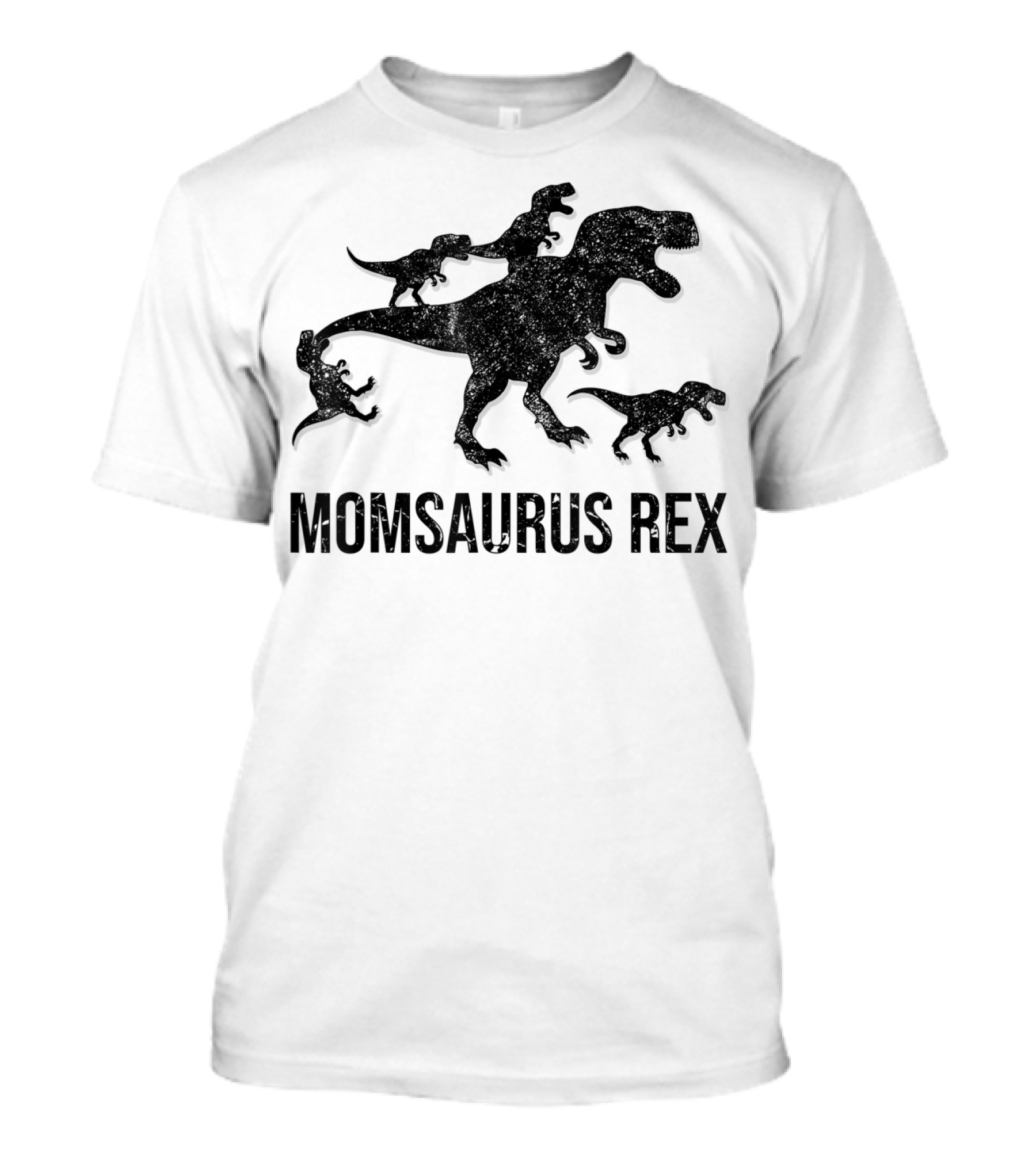 Momsaurus Rex Dinosaur Family Fun For Kids And Mommy T-Shirt