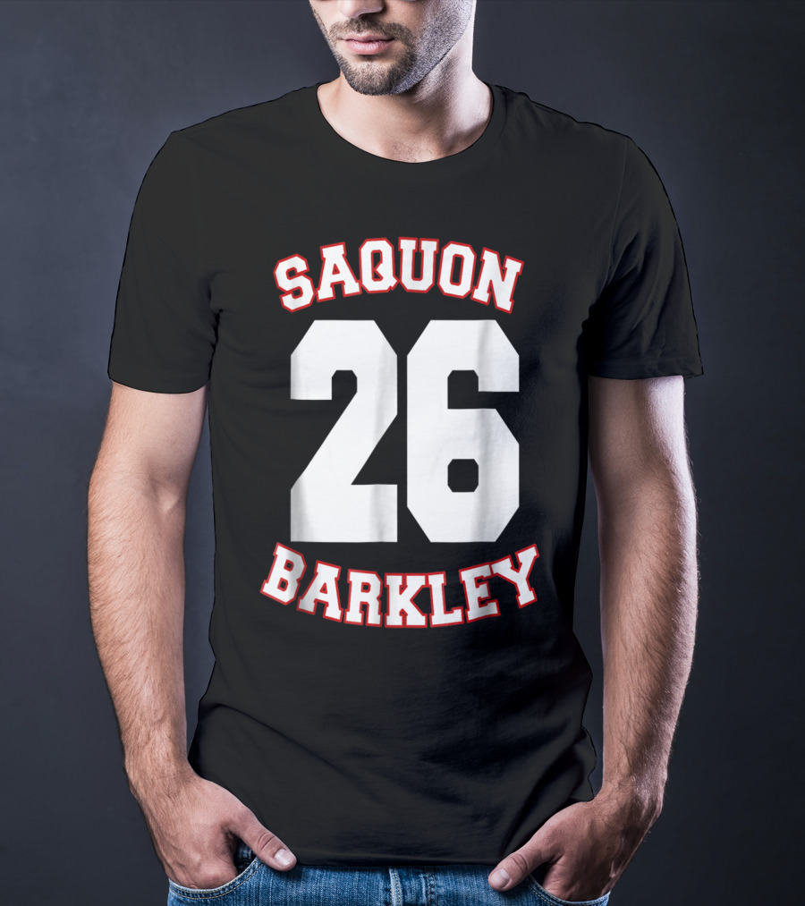 Saquon Barkley 26 New York Vintage Football Sport T-Shirt