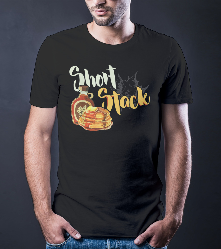 Short Stack Maple Syrup Pancakes T-Shirt