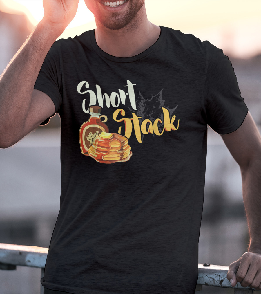 Short Stack Maple Syrup Pancakes T-Shirt