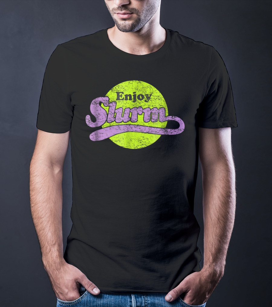 Enjoy Slurm Retro Futurama T-Shirt