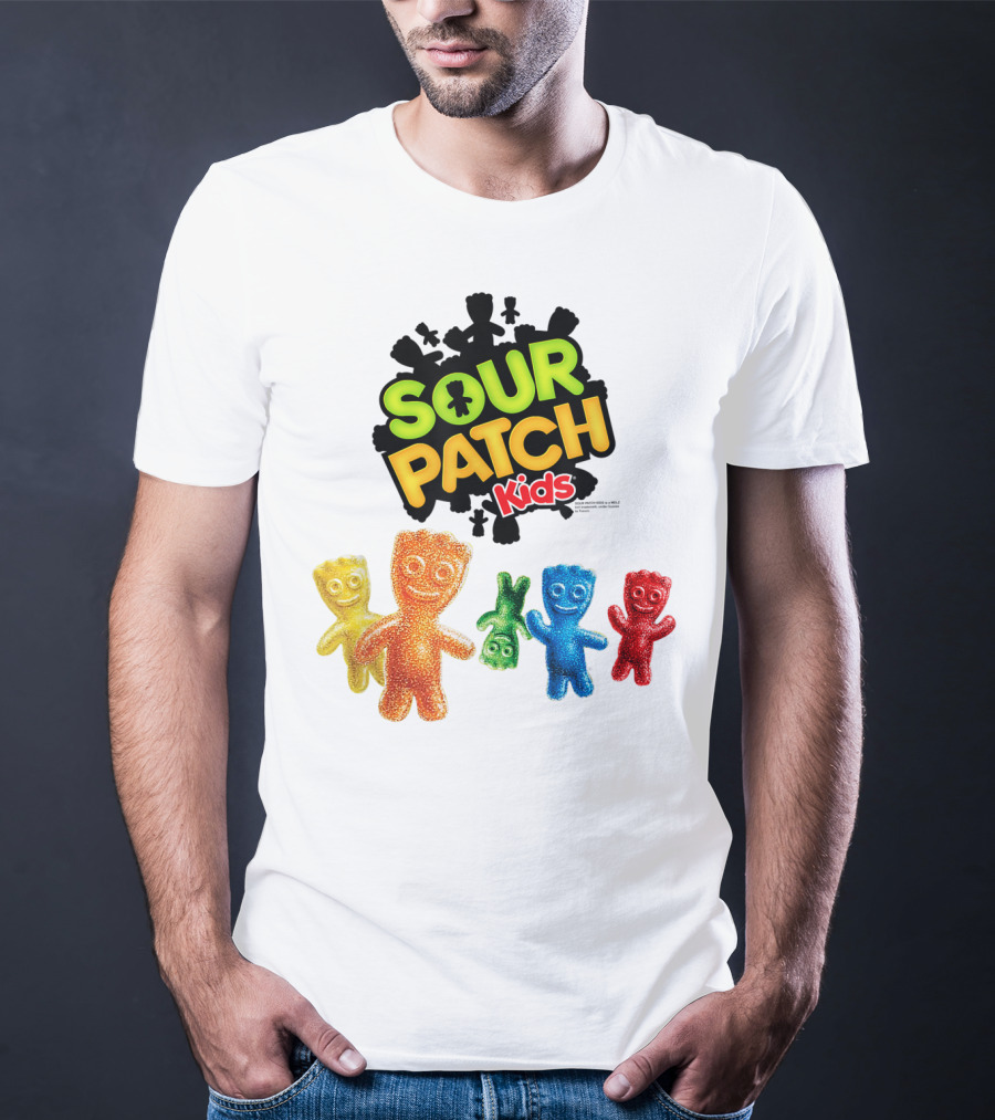 Sour Patch Kids Candy Colorful Characters T-Shirt