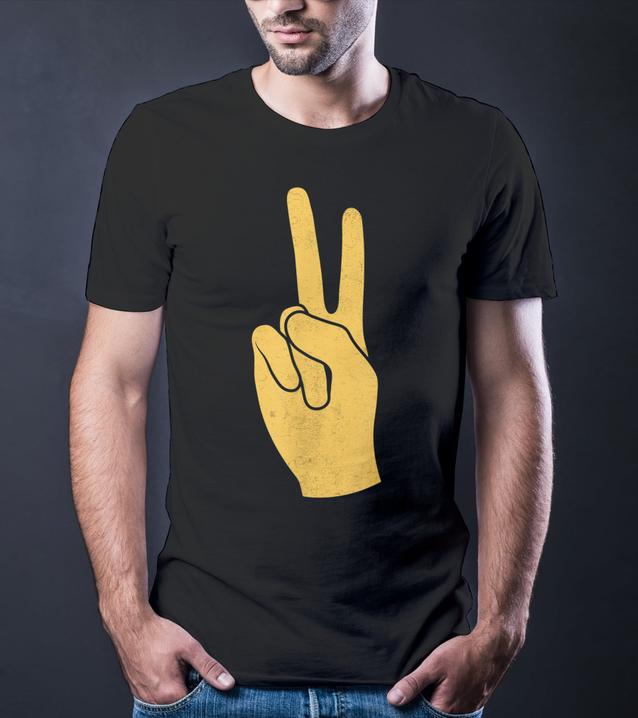 Southern California Victory Yellow Peace Sign T-Shirt