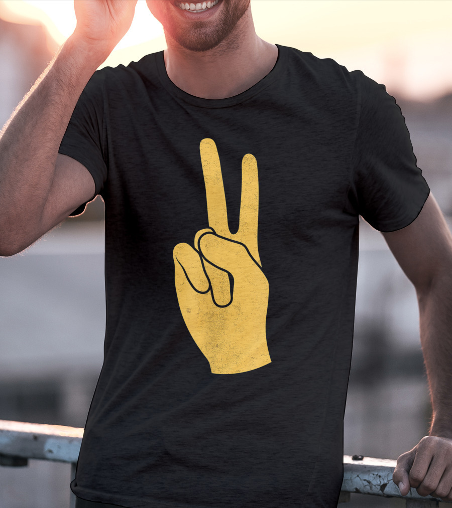 Southern California Victory Yellow Peace Sign T-Shirt