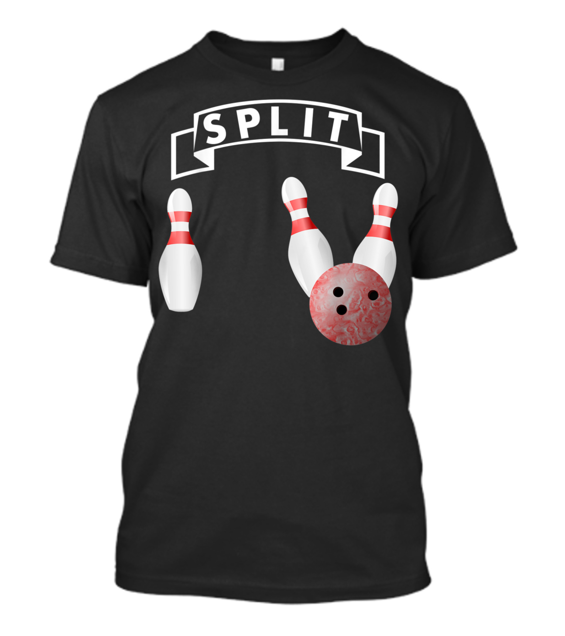 Split Tenpin Bowling T-Shirt