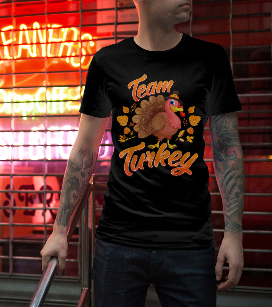 Team Turkey Thanksgiving Family T-Shirt