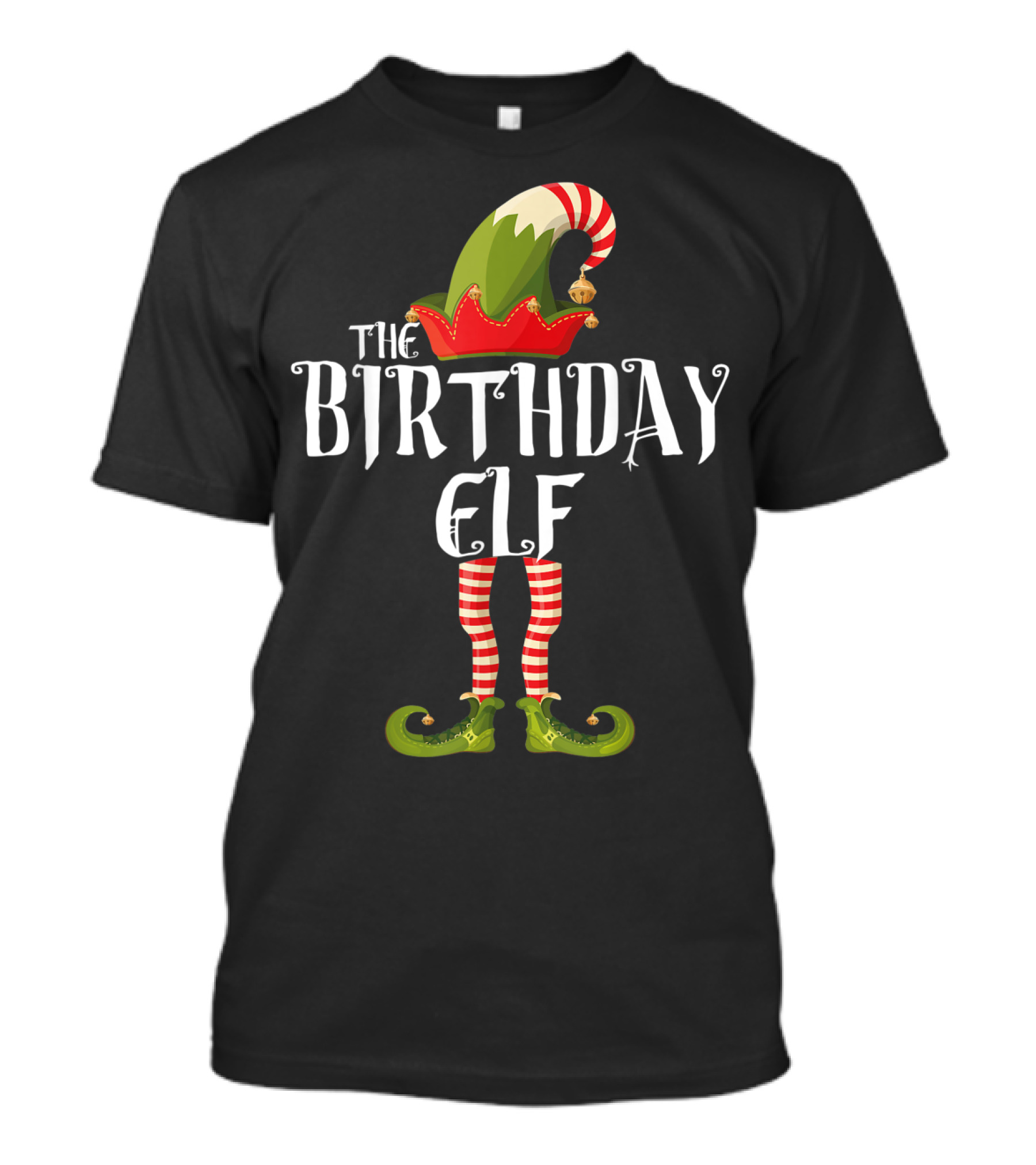 The Birthday Elf Holiday Cheer Fun Celebrations T-Shirt