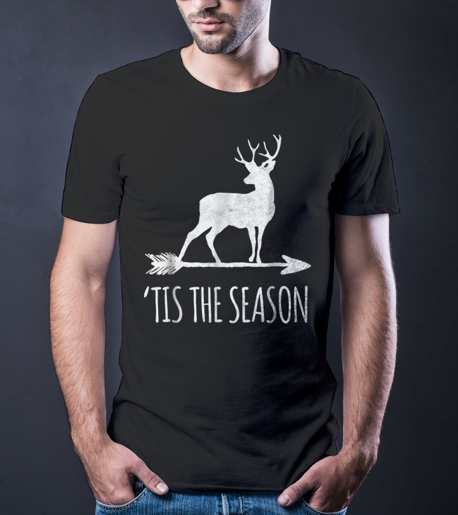 Tis The Season Funny Deer Bow Hunting Arrow T-Shirt