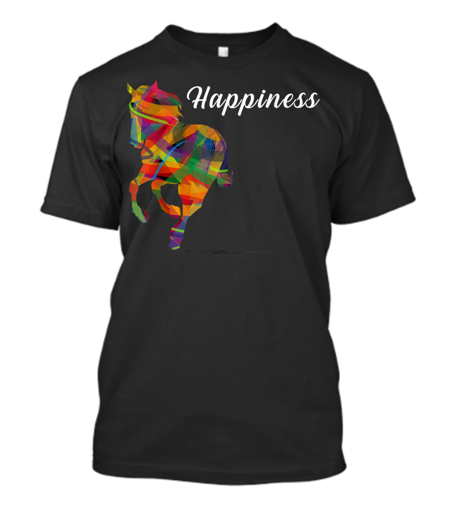 Happiness Colorful Cute Horse T-Shirt