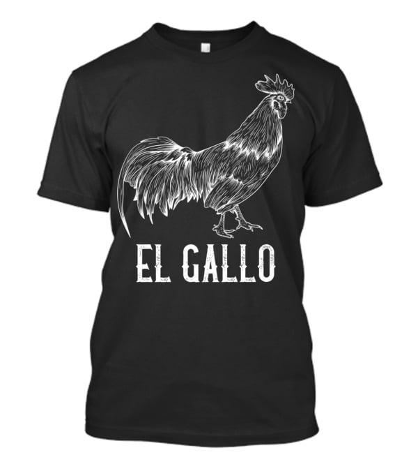 El Gallo Loteria Mexicana The Rooster Prem T-Shirt