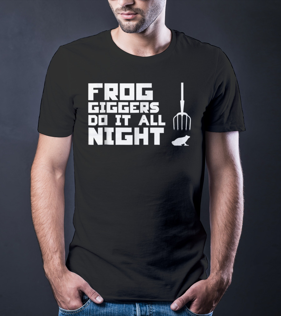 Frog Giggers Do It All Night Pitchfork Frog T-Shirt