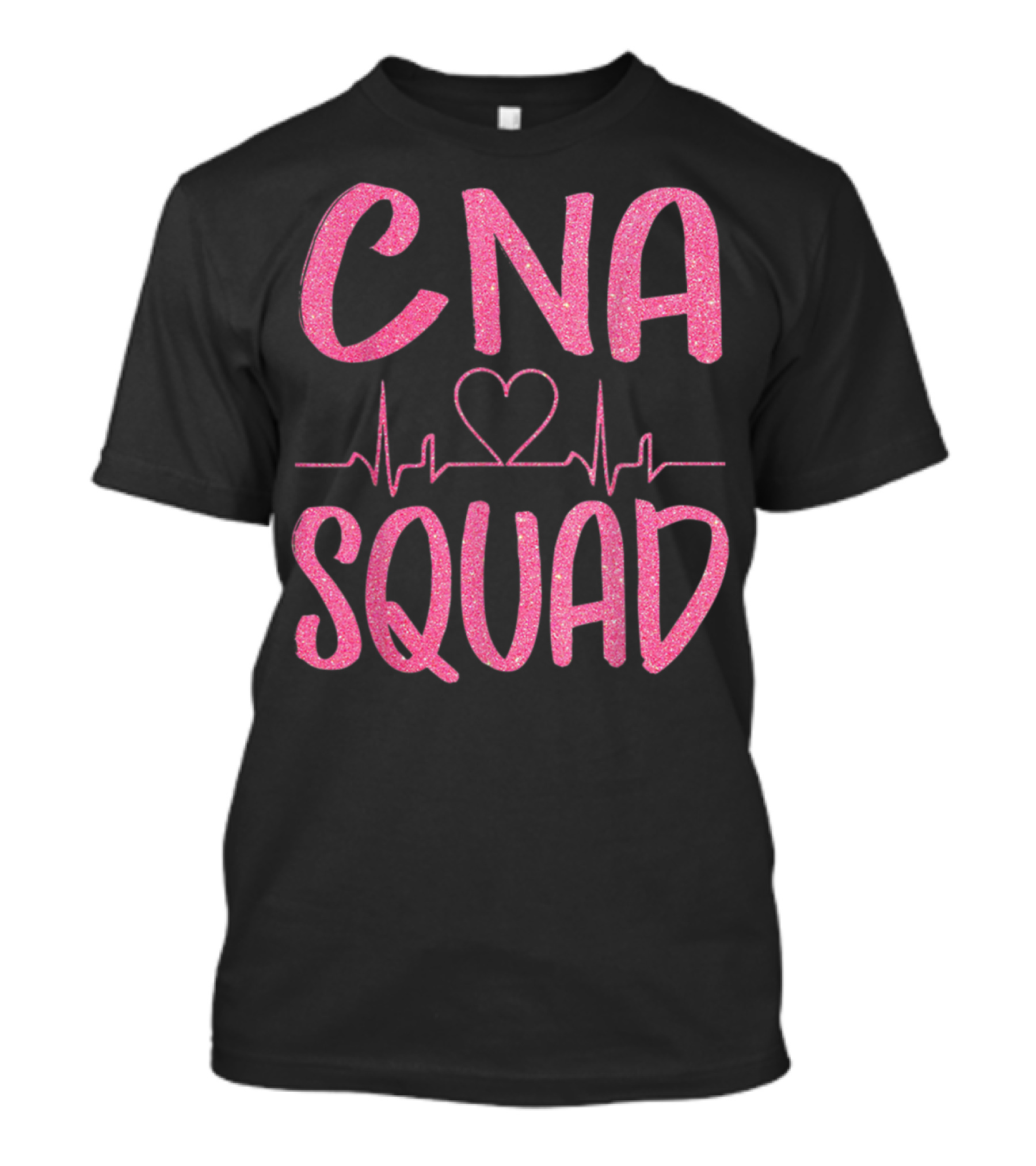 CNA Squad Heartbeat Love Certified Nursing Assistant T-Shirt
