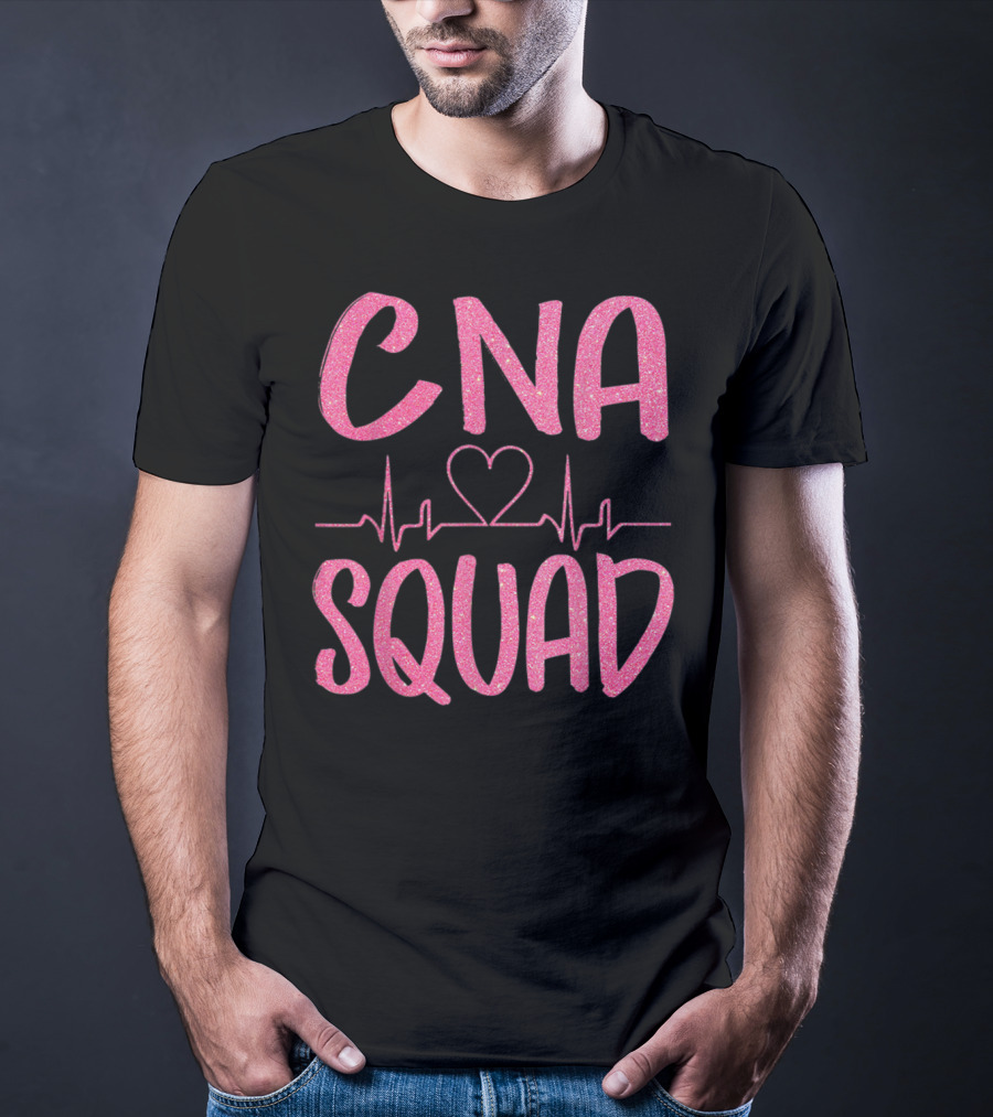 CNA Squad Heartbeat Love Certified Nursing Assistant T-Shirt