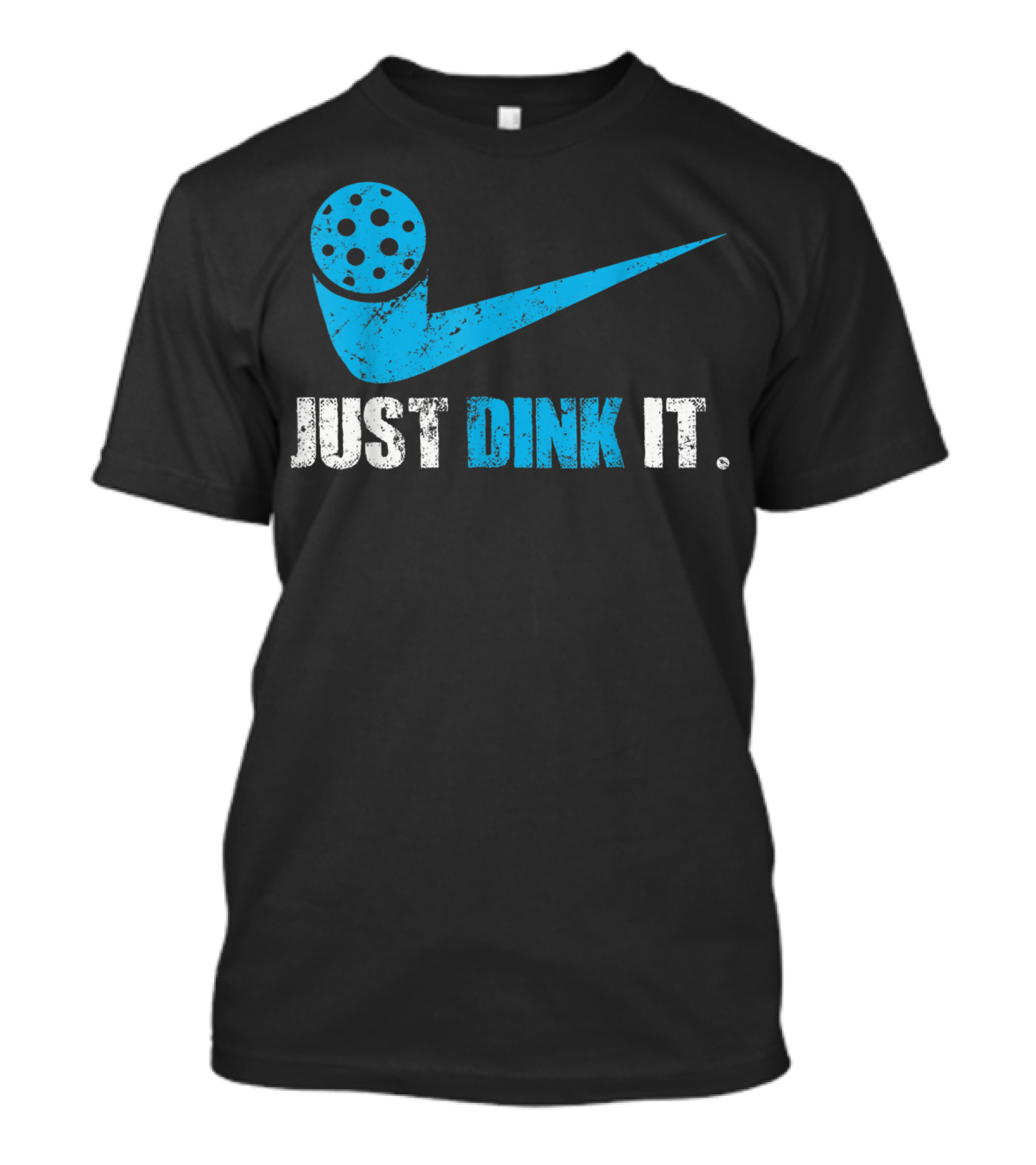 Just Dink It Pickleball Fan Iconic Swoosh T-Shirt