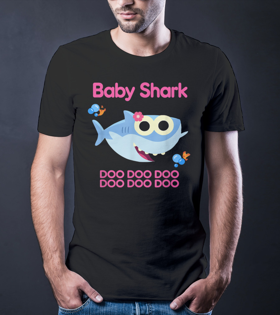 Baby Shark Doo Doo Doo Kids Funny Baby Shark Song Lyrics T-Shirt