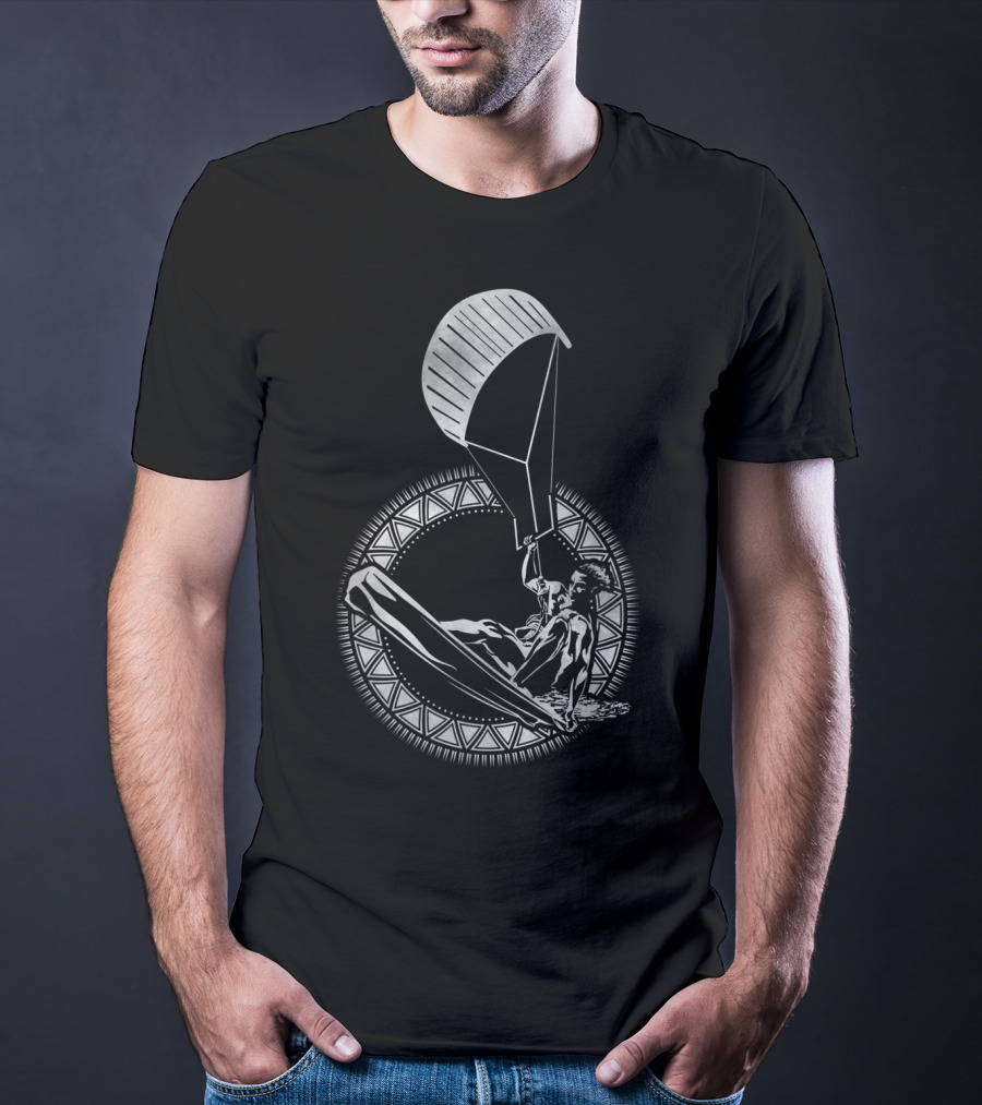 Kitesurfing Kiteboarding Kite Surfer Water Wind Ocean Adventure T-Shirt