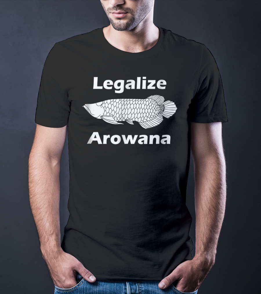 Legalize Arowana Movement Advocacy Shirt With Fish T-Shirt