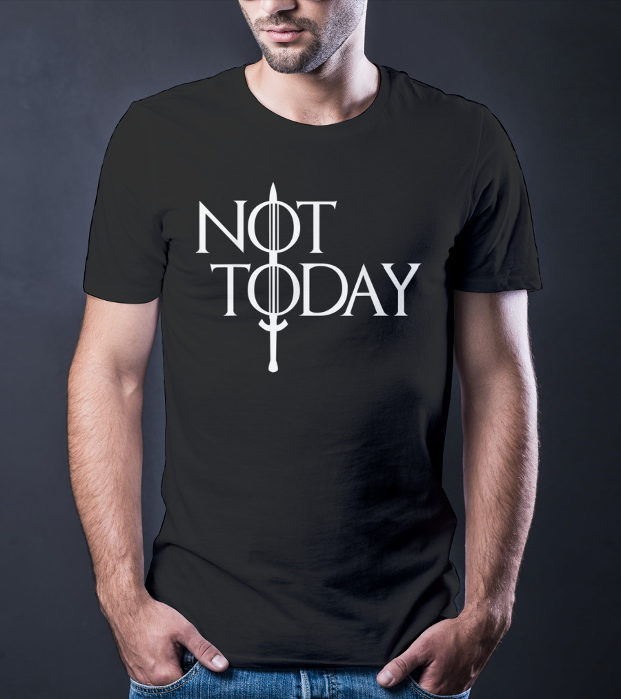 Not Today Vintage Cosplay Sword T-Shirt