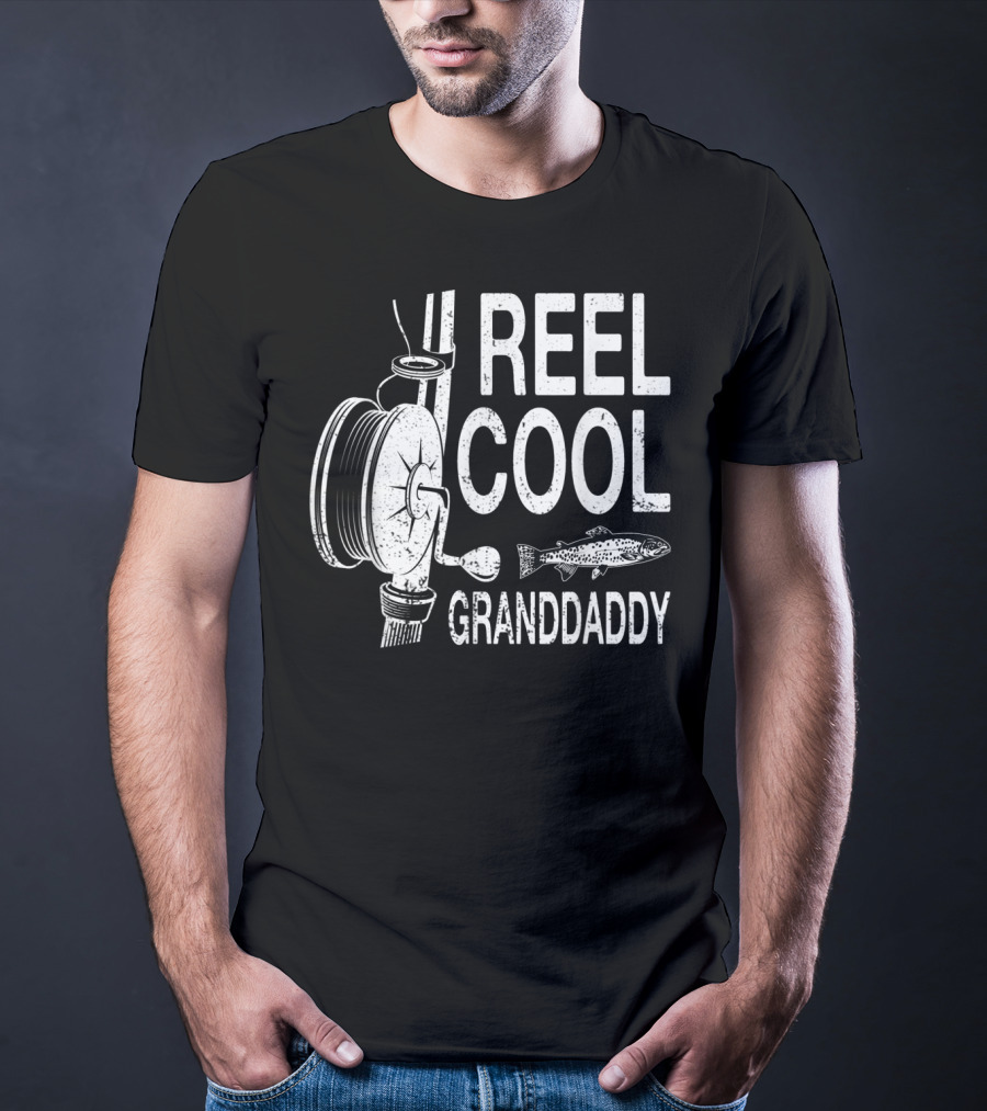Reel Cool Granddaddy Fishing Reel Fish T-Shirt