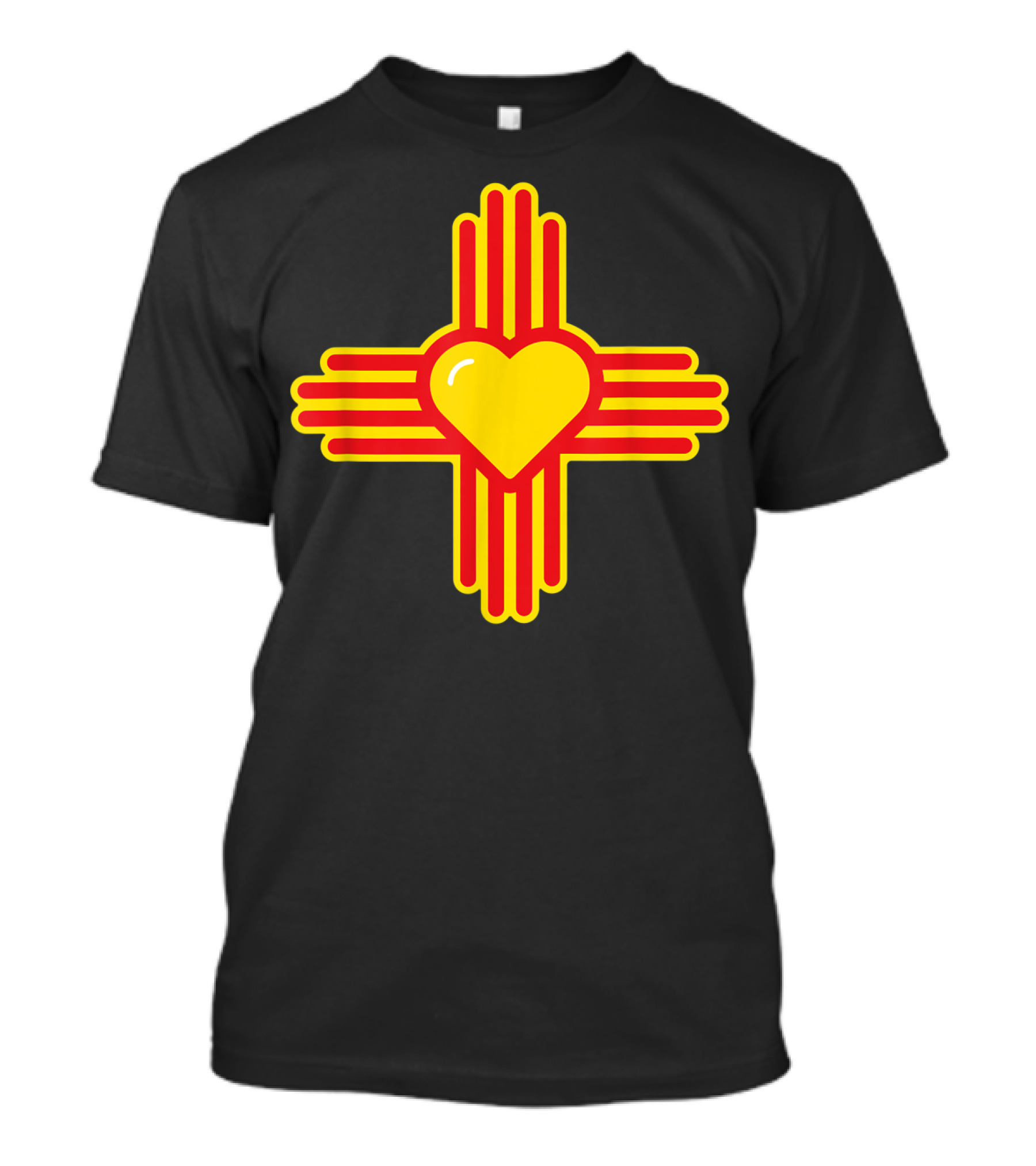 I Love New Mexico Heart Zia Symbol Of NM Iconic State Pride T-Shirt