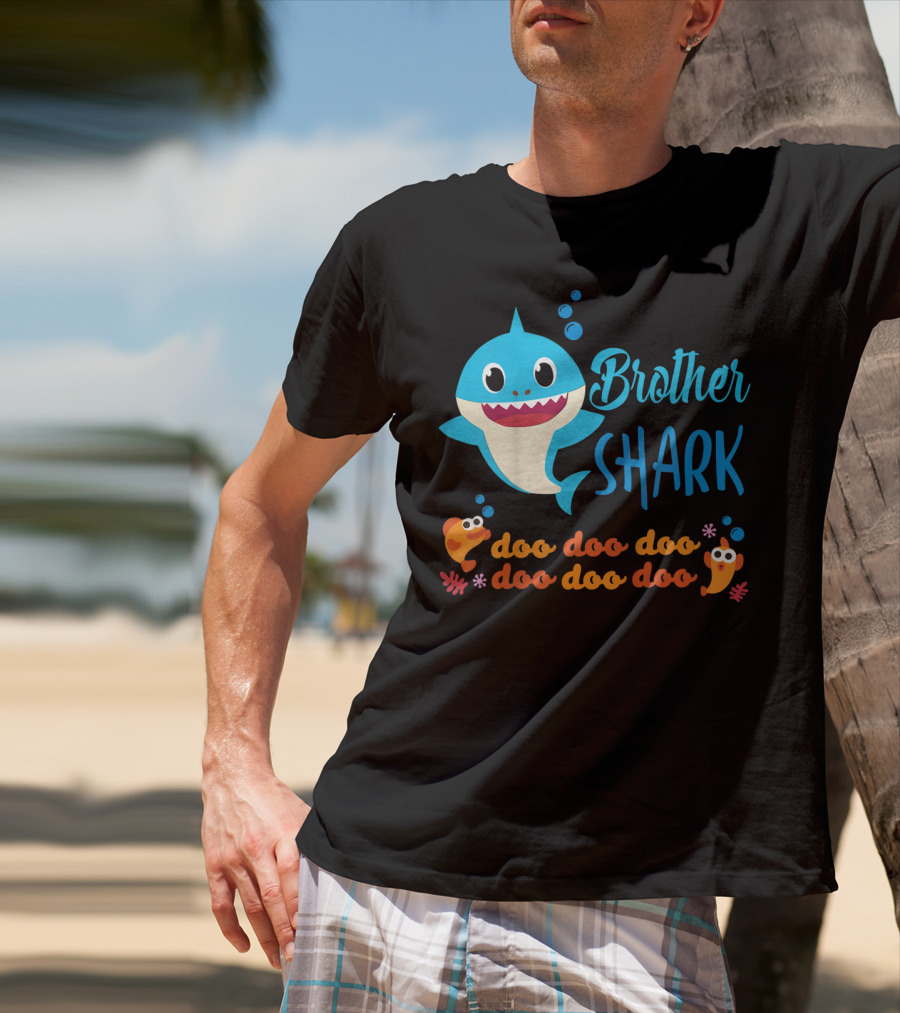 Brother Shark Doo Doo Doo Kids Baby Shark T-Shirt