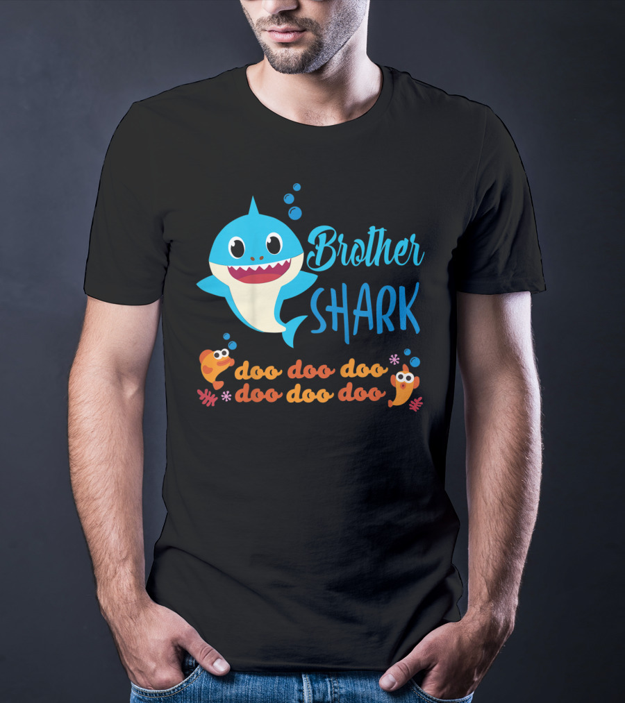 Brother Shark Doo Doo Doo Kids Baby Shark T-Shirt