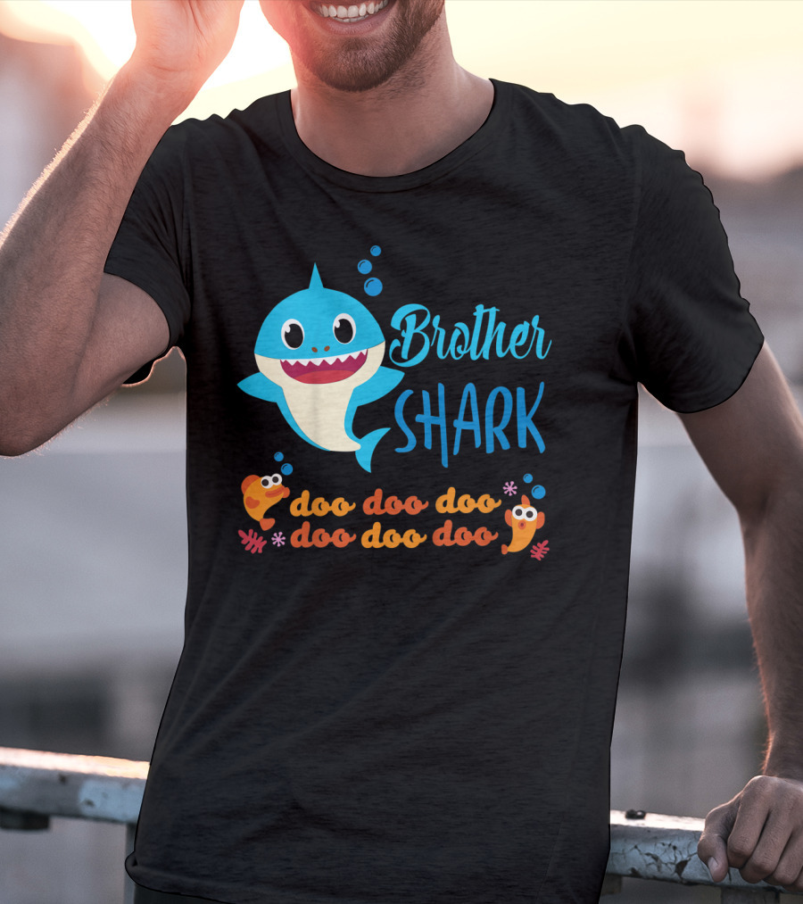 Brother Shark Doo Doo Doo Kids Baby Shark T-Shirt