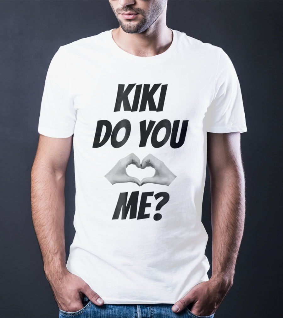 KIKI Do You Love Me Hands Heart Shape T-Shirt