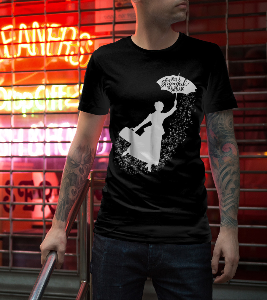 Just A Spoonful Of Sugar Magical Flying Nanny T-Shirt