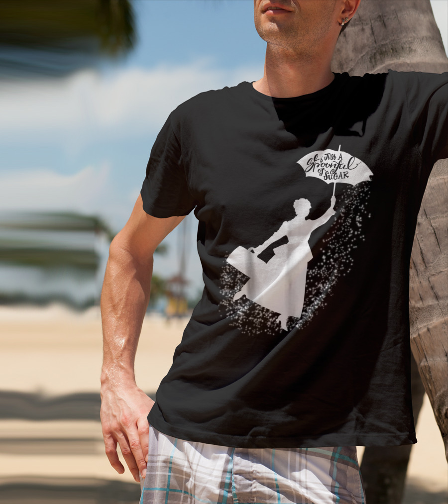 Just A Spoonful Of Sugar Magical Flying Nanny T-Shirt