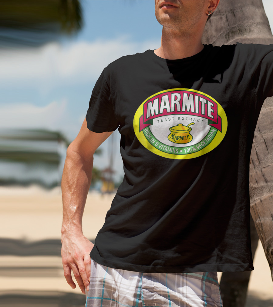 Marmite Yeast Extract Rich In B Vitamins 100% Vegetarian T-Shirt