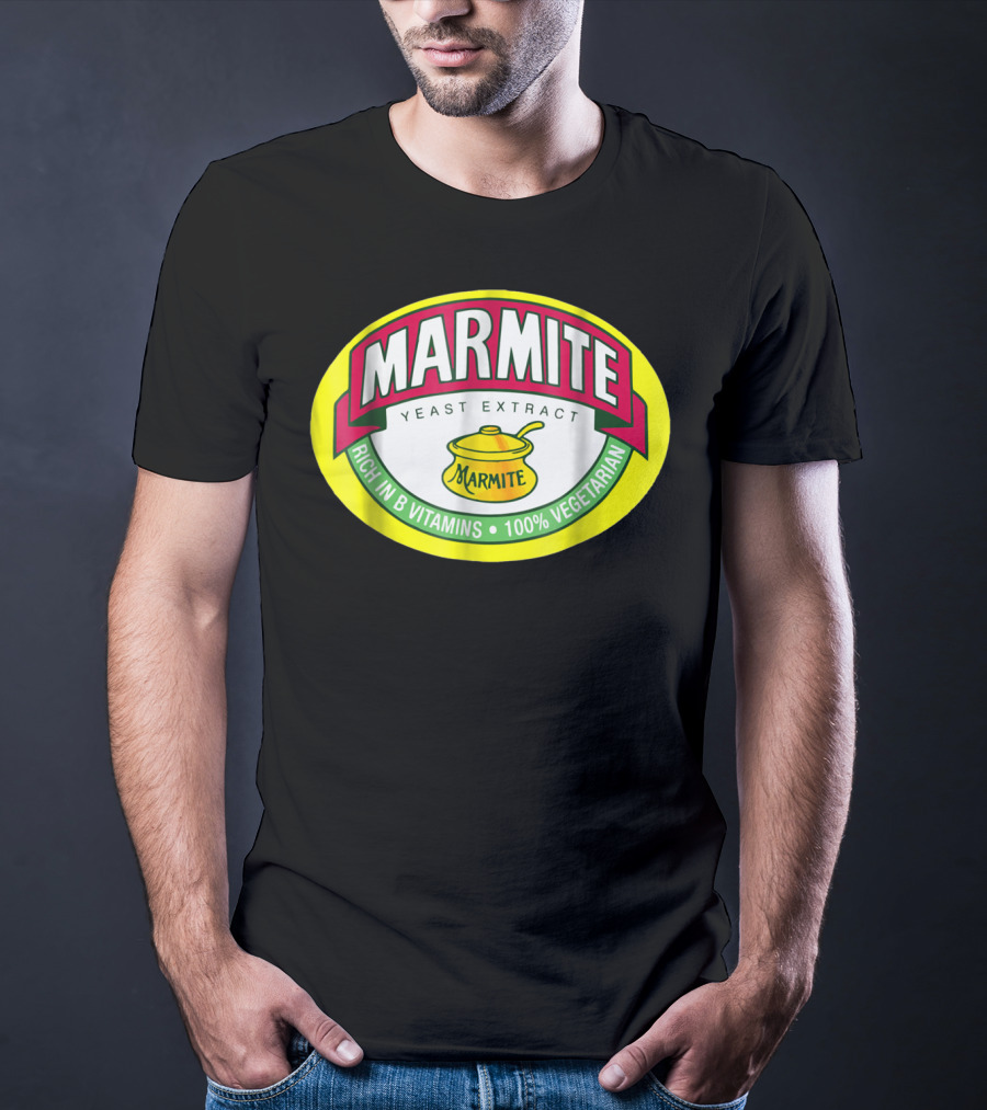 Marmite Yeast Extract Rich In B Vitamins 100% Vegetarian T-Shirt