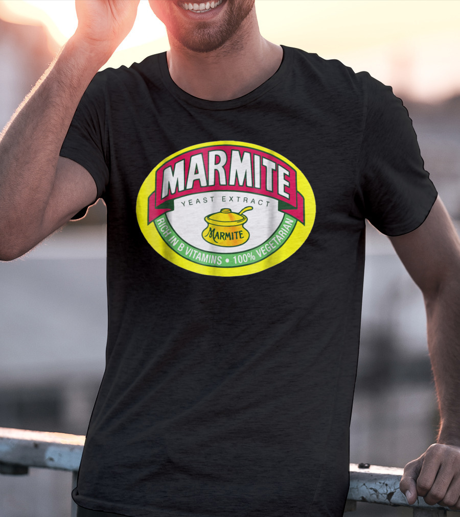 Marmite Yeast Extract Rich In B Vitamins 100% Vegetarian T-Shirt