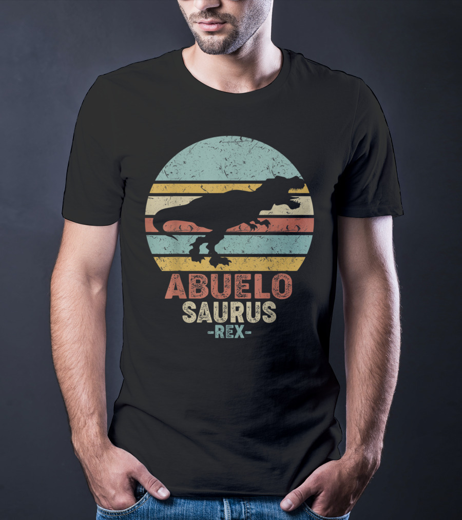 Abuelo Saurus Rex Vintage Dinosaur T-Shirt