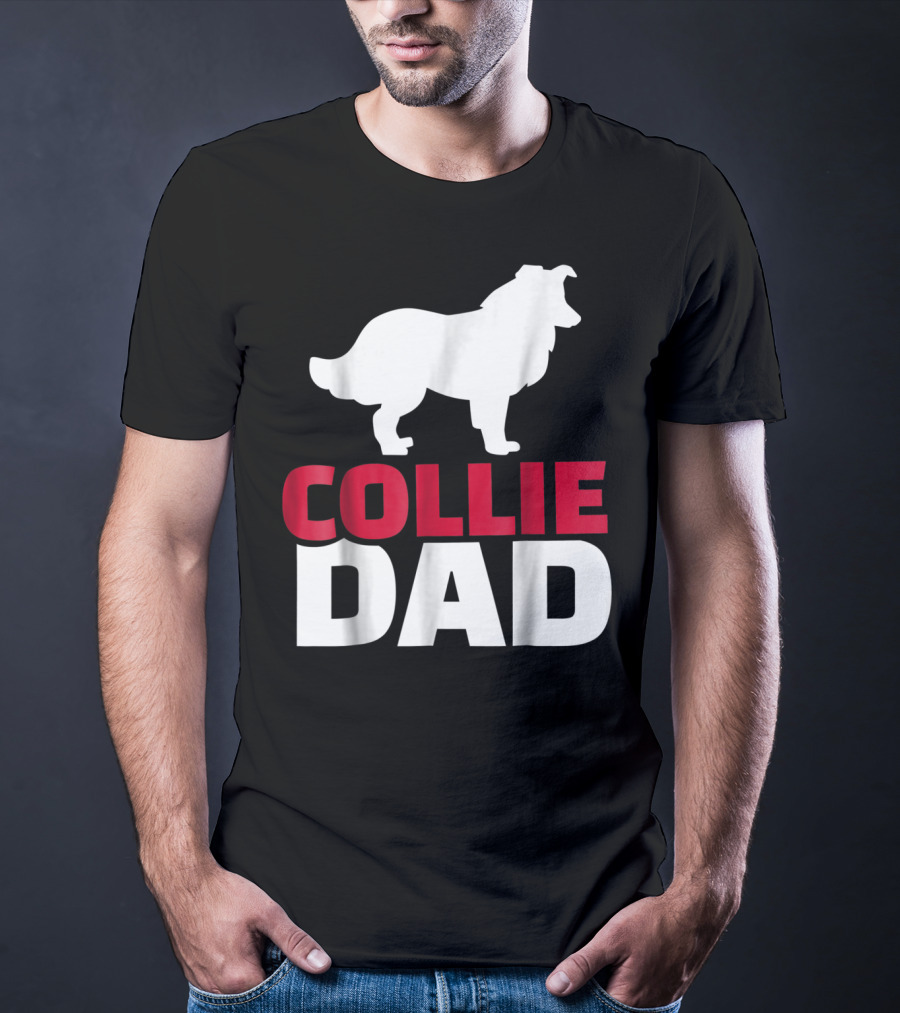 Collie Dad Border Collie T-Shirt