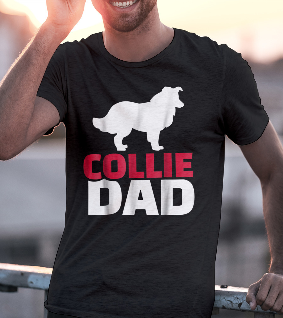 Collie Dad Border Collie T-Shirt