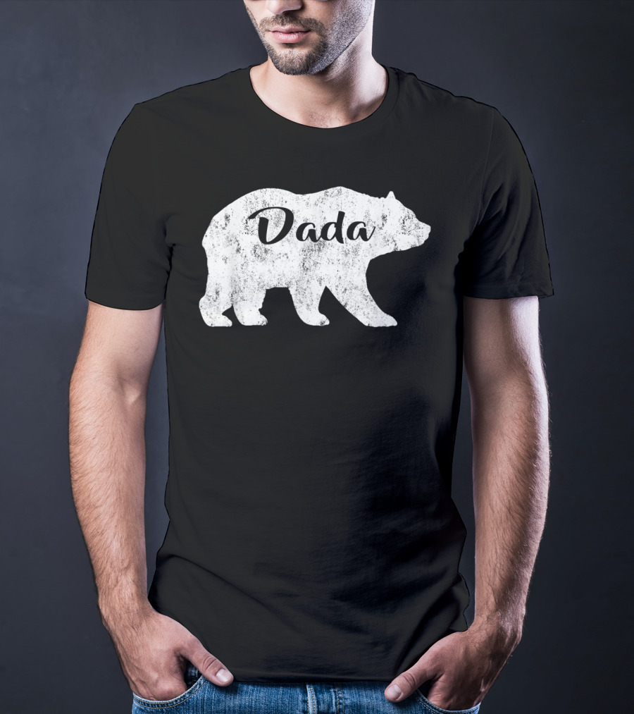 Dada Bear Mens Awesome Camping Gramps T-Shirt
