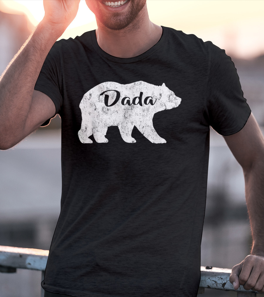 Dada Bear Mens Awesome Camping Gramps T-Shirt