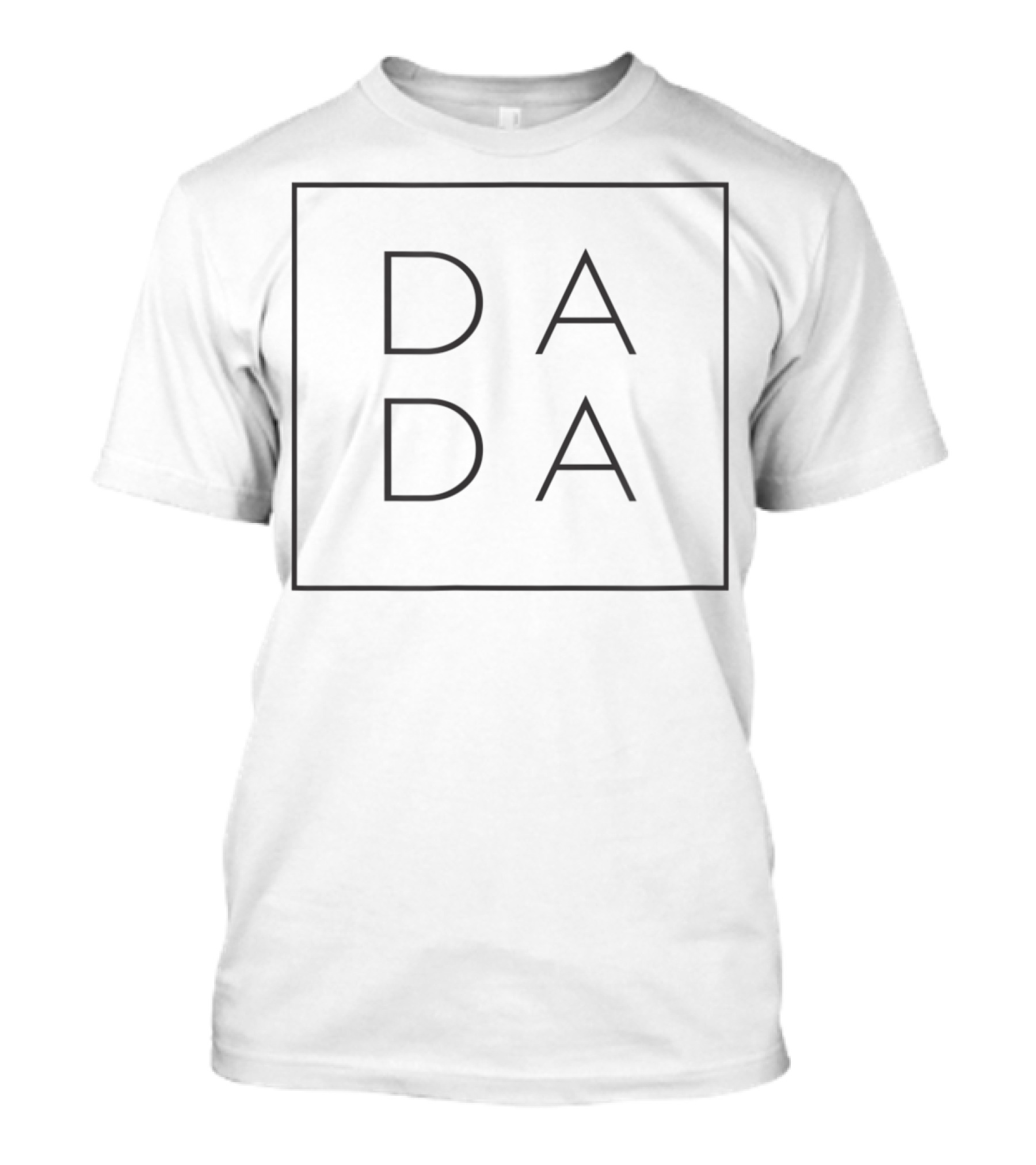 Mens Dada Square Father's Day T-Shirt