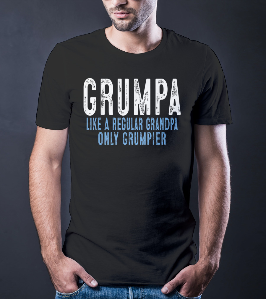 Grumpa Like A Regular Grandpa Only Grumpier Men's T-Shirt