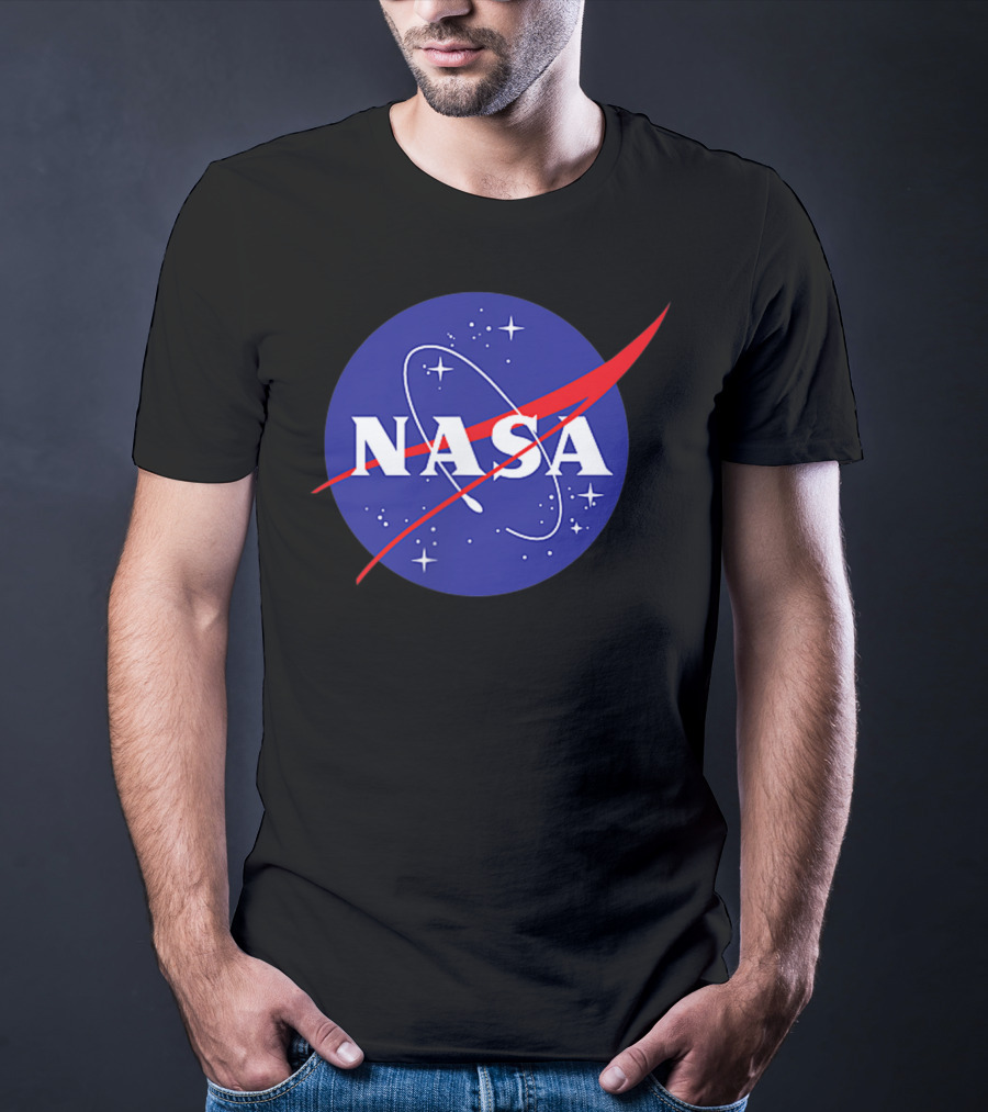 NASA Insignia Meatball Logo Blue And Red T-Shirt