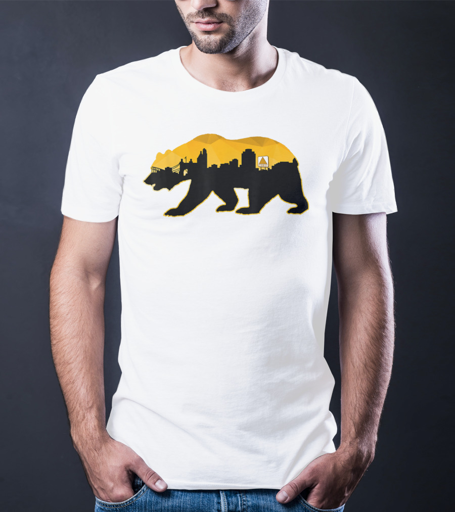 New England Bear Skyline Fear Beware Of Boston T-Shirt