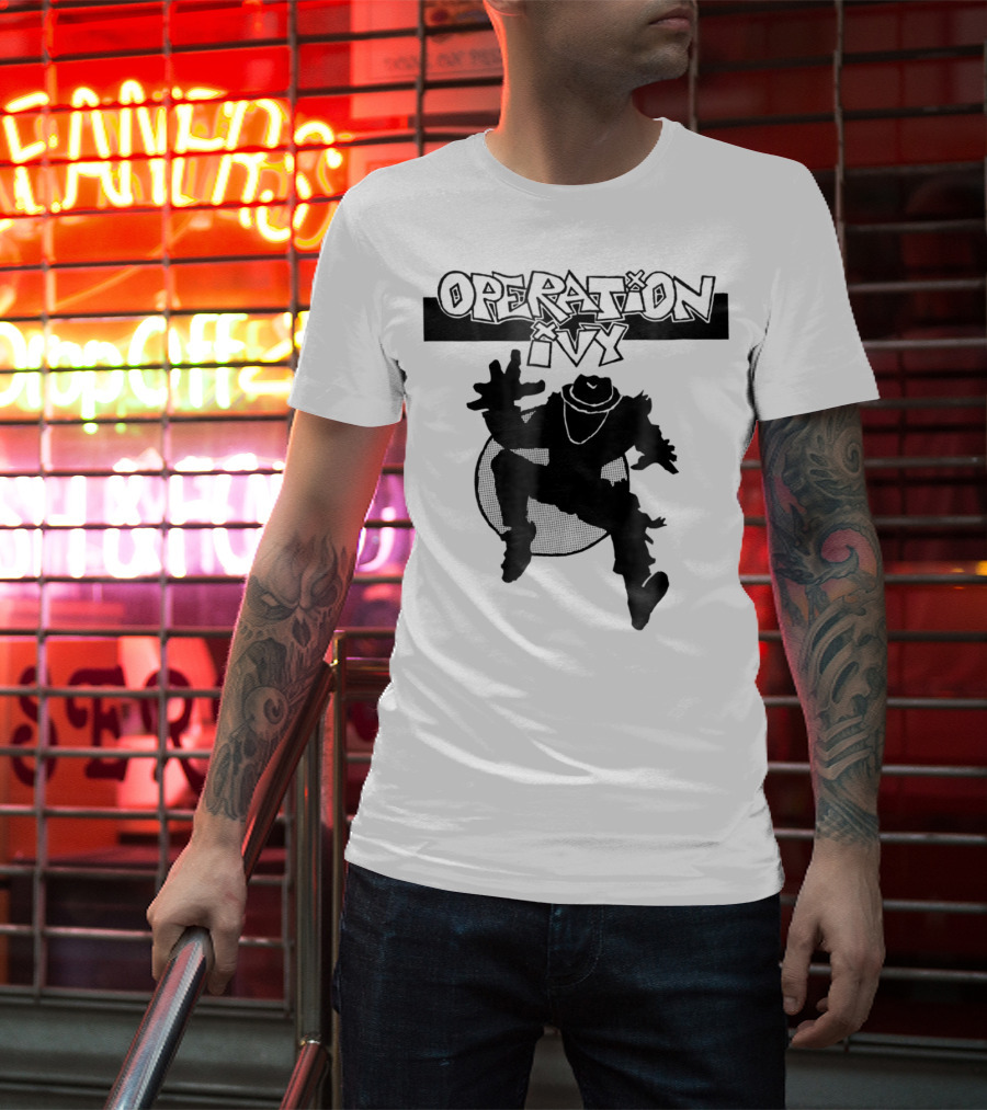 Operation Ivy Ska Man Logo Merch T-Shirt