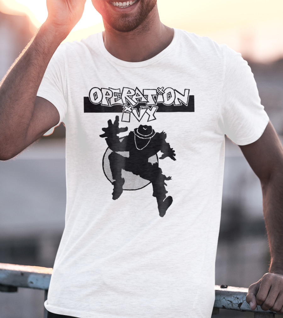 Operation Ivy Ska Man Logo Merch T-Shirt