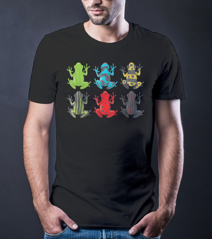 Poison Dart Frog Colorful T-Shirt
