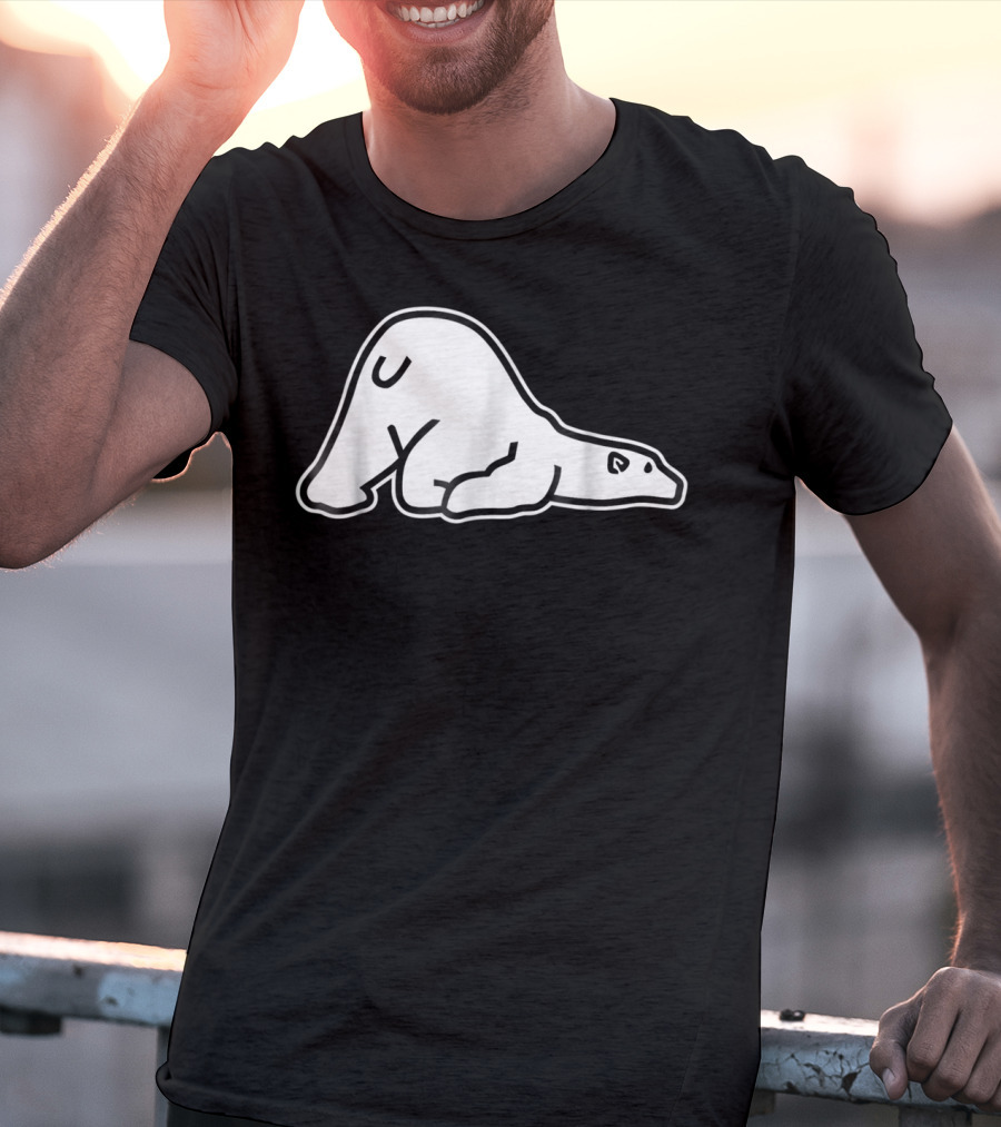 Polar Bear In Relaxed Pose T-Shirt