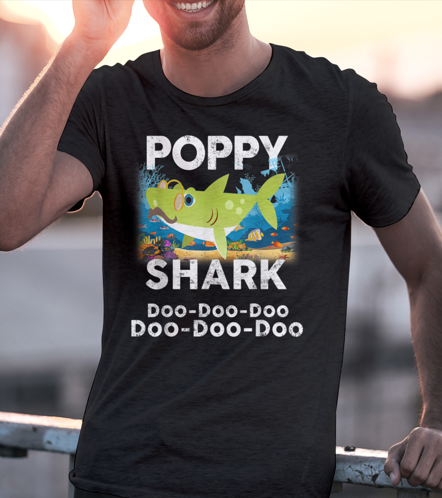 Poppy Shark Doo Doo Doo Underwater Adventure T-Shirt