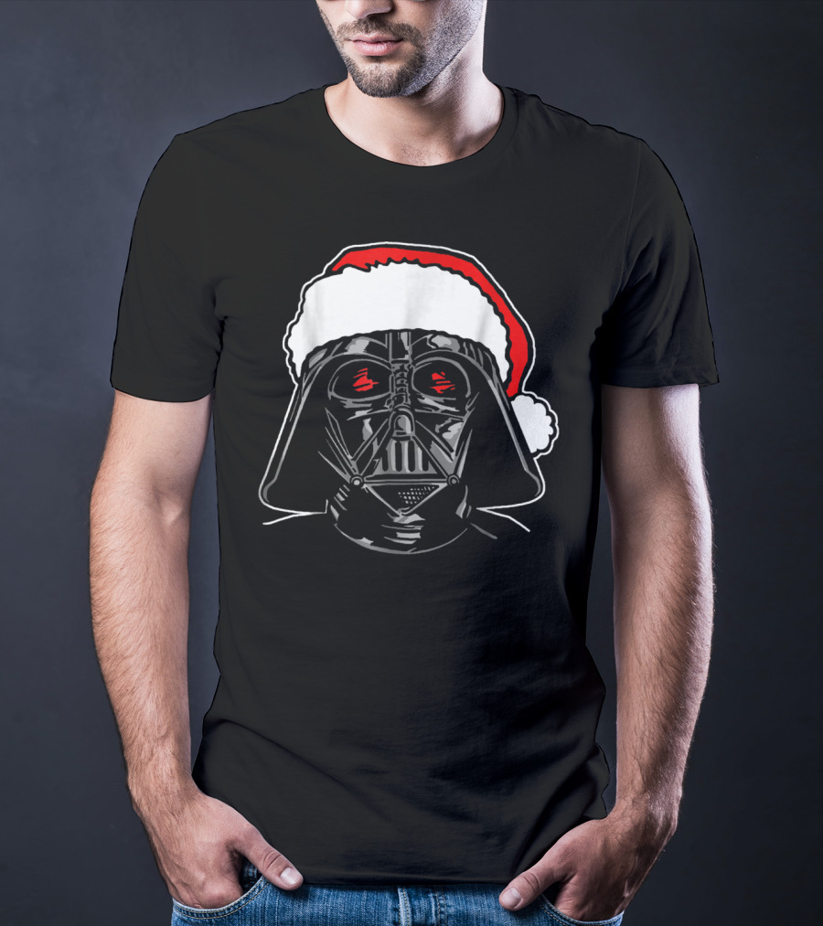 Darth Vader Santa Christmas Star Wars Sketch T-Shirt
