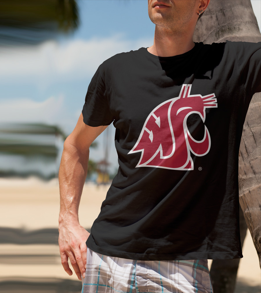 Washington State Cougars NCAA Logo PPWST03 T-Shirt